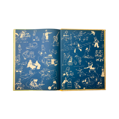 Page de couverture du livre Les Aventures de Tintin par Hergé, illustrant la scène avec Tintin et le cristal.