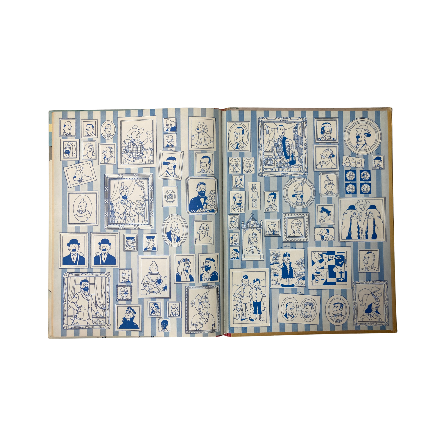 Page du livre "Les Aventures de Tintin : Tintin au Tibet" par Hergé, illustrée avec une image colorée.