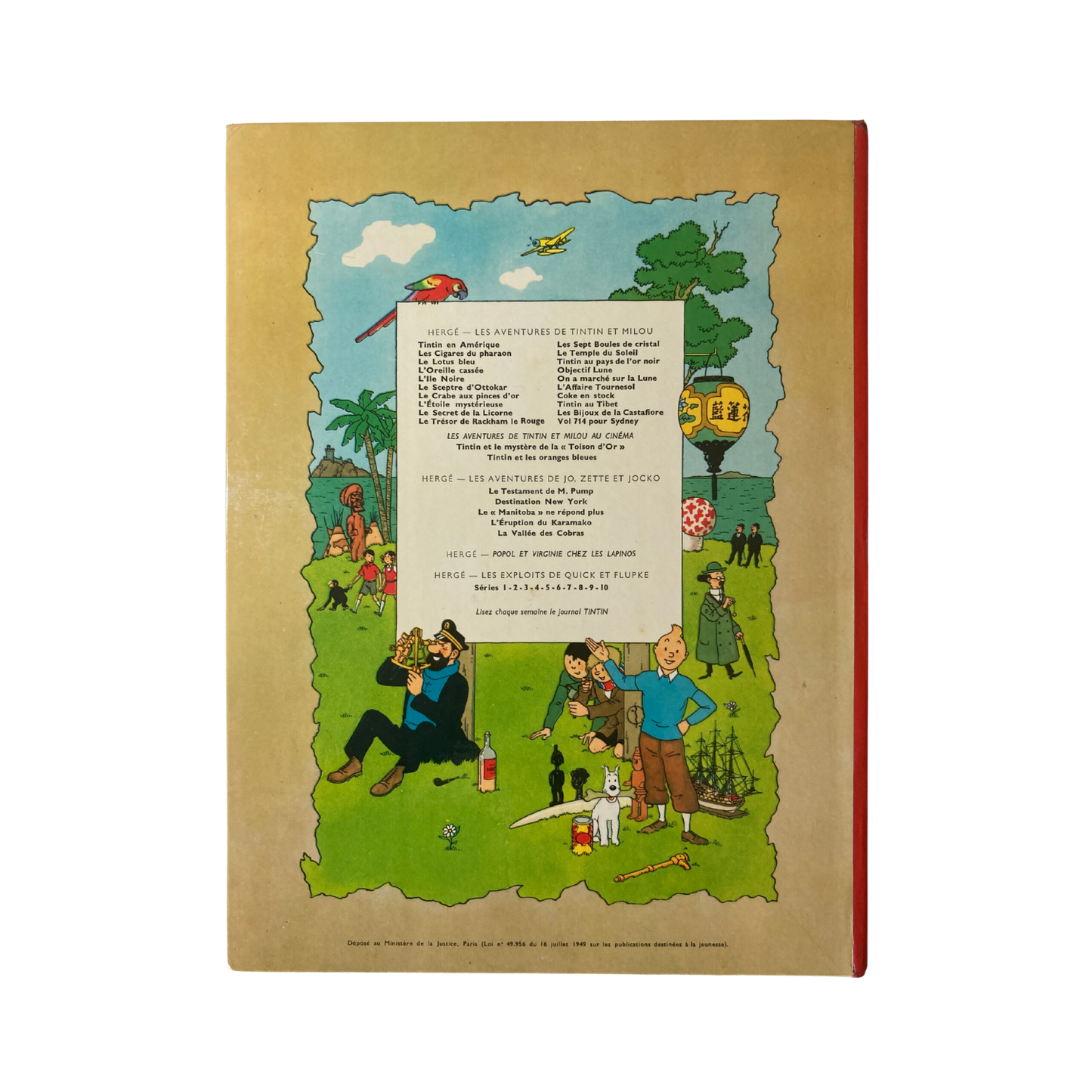 Couverture du livre "Les Aventures de Tintin" par Hergé, volume 714 pour Sydney, publié par Espace714.