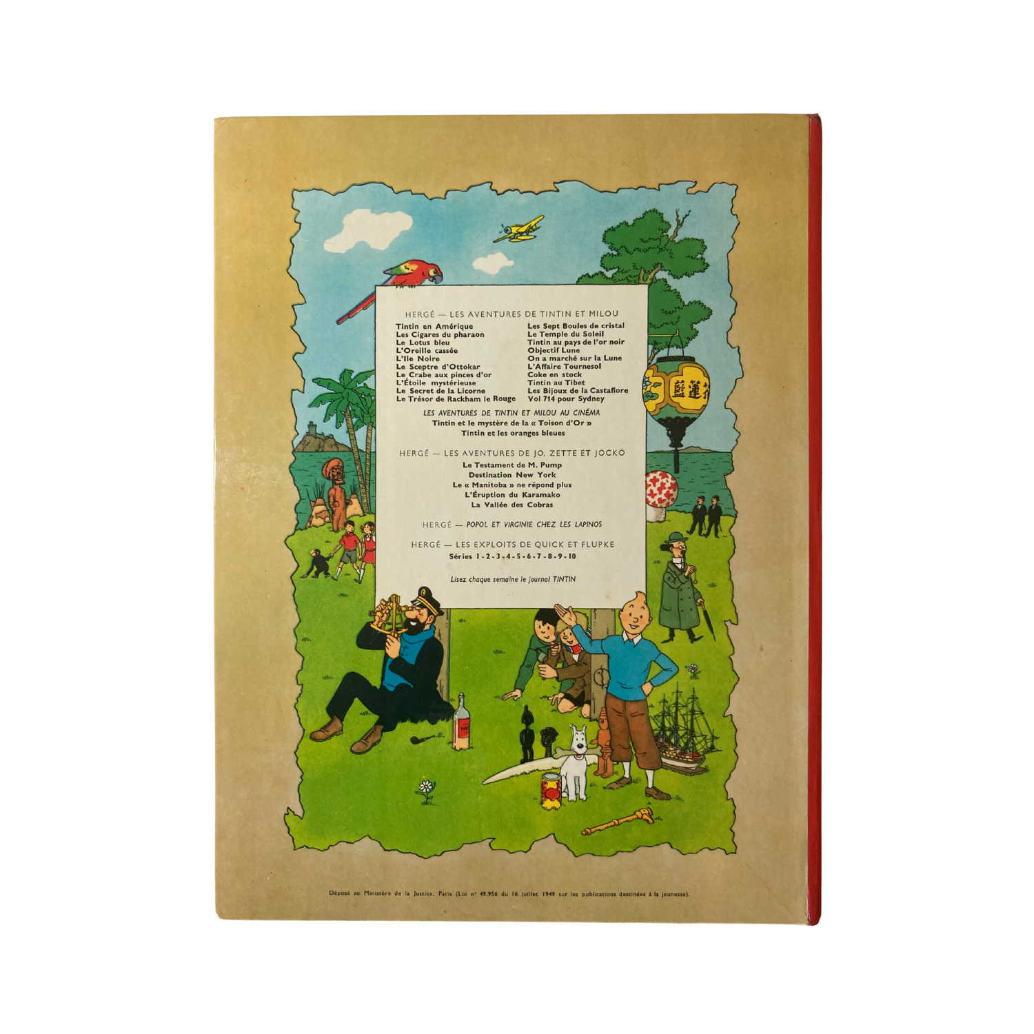 Couverture du livre "Les Aventures de Tintin" par Hergé, volume 714 pour Sydney, publié par Espace714.