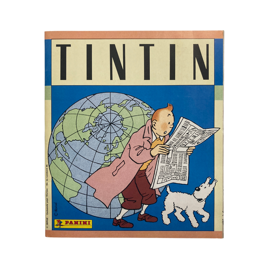 Album PANINI de 1989 par Espace714, couverture colorée avec des images de joueurs de football et des illustrations.