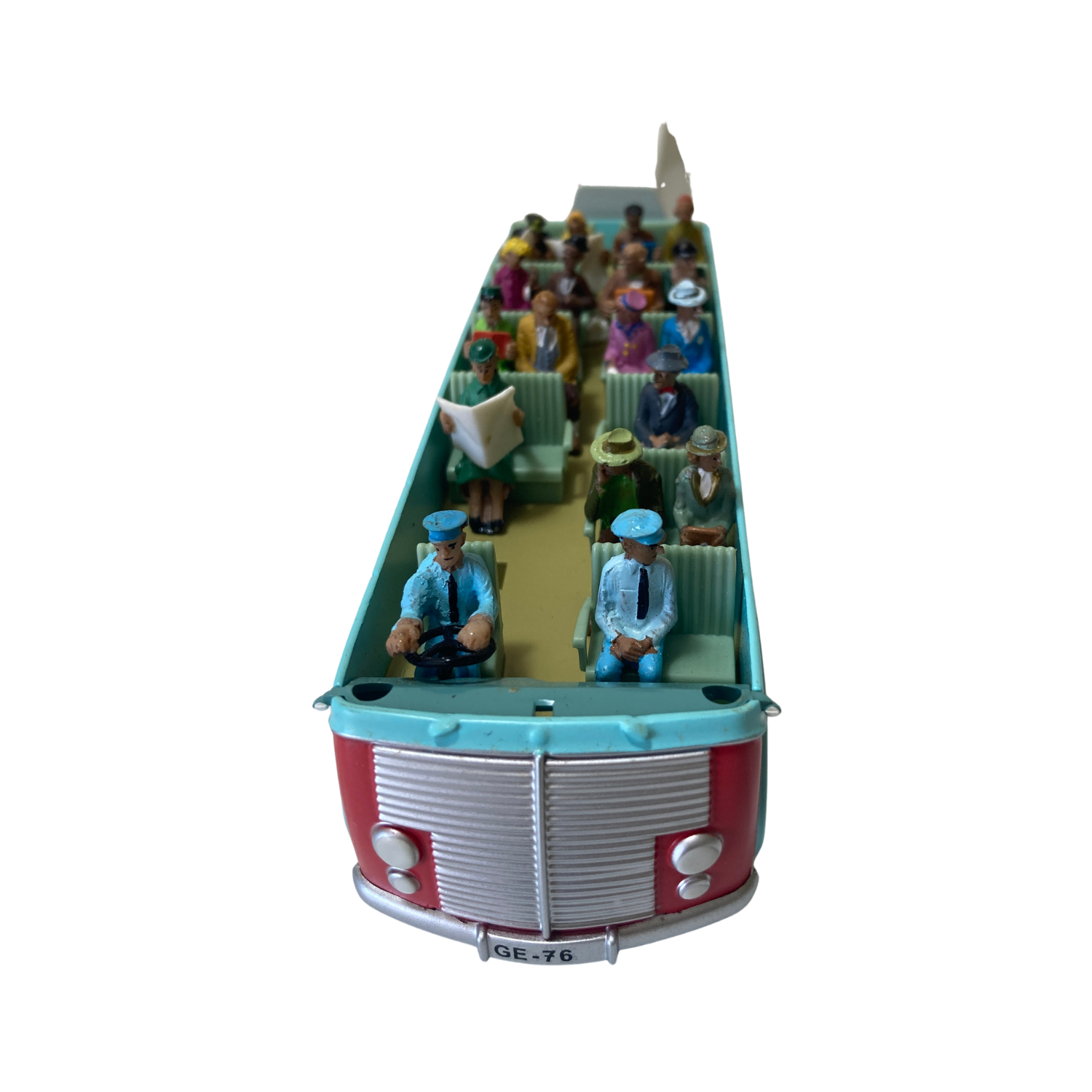 Autobus Swissair Espace714, modèle détaillé, vue de côté avec logo et design vintage, présenté en image sur fond blanc.