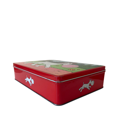 Boîte de Bubble Gum Milou de la marque Espace714, avec une illustration colorée de chewing-gum dans une boîte en carton.