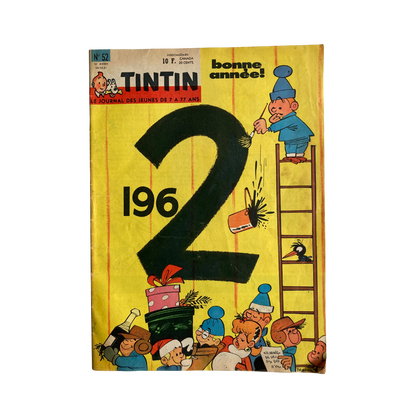 Calendrier 1962 Espace714 avec pages illustrées et dates affichées, vintage style pour collection ou décoration.