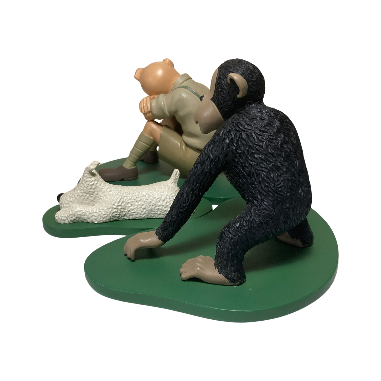 Diorama Tintin dormant, figurine de la collection Espace714, représentant Tintin endormi avec détails colorés et réalistes