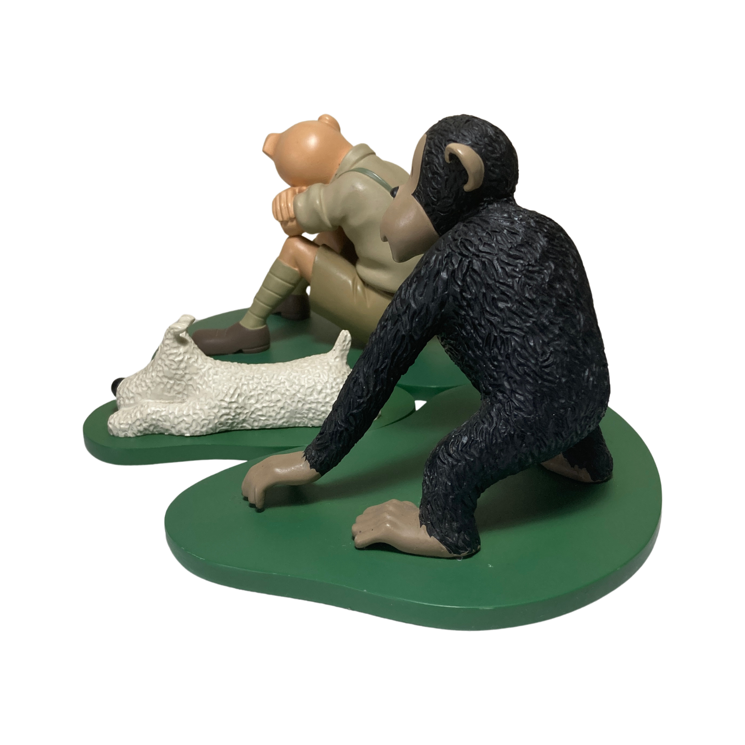 Diorama Tintin dormant, figurine de la collection Espace714, représentant Tintin endormi avec détails colorés et réalistes