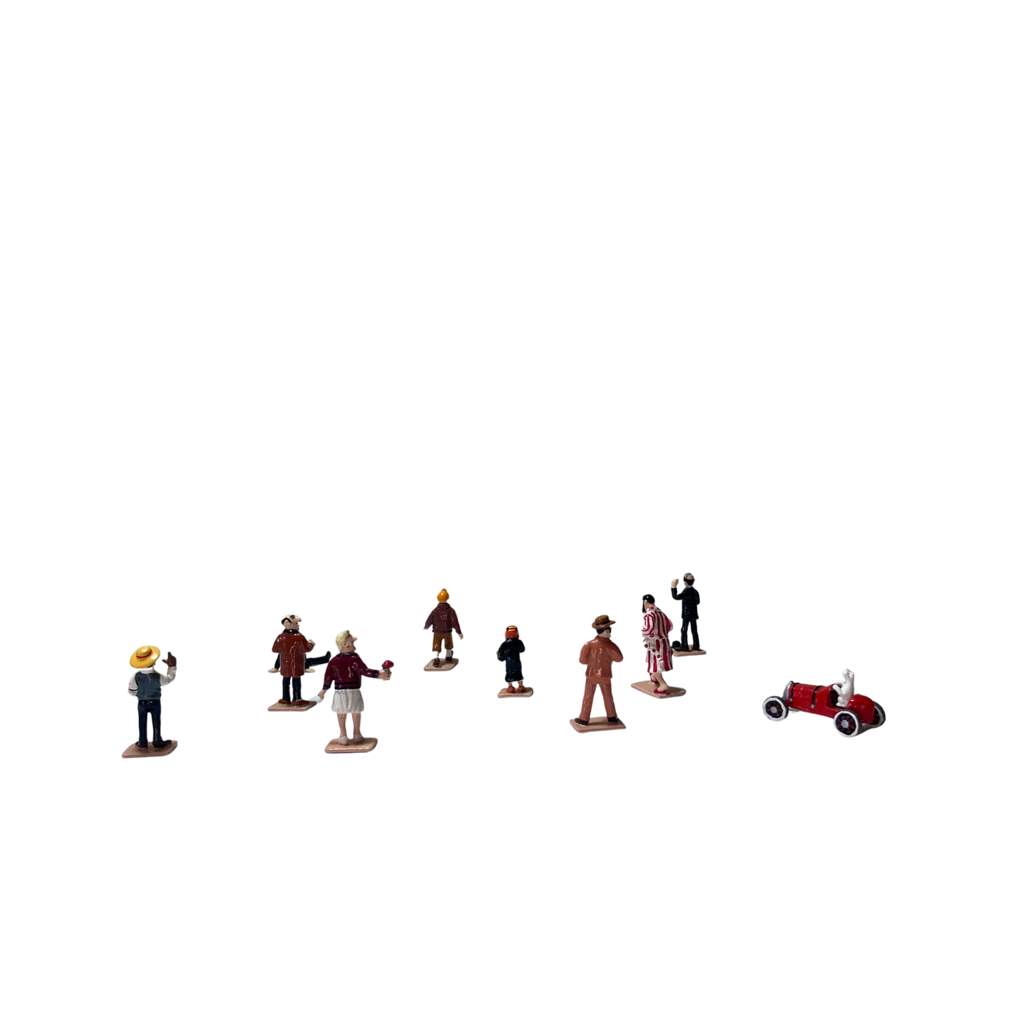 Mini-série double de 10 personnages classiques Espace714, figurines détaillées et colorées, vue de face sur fond blanc.