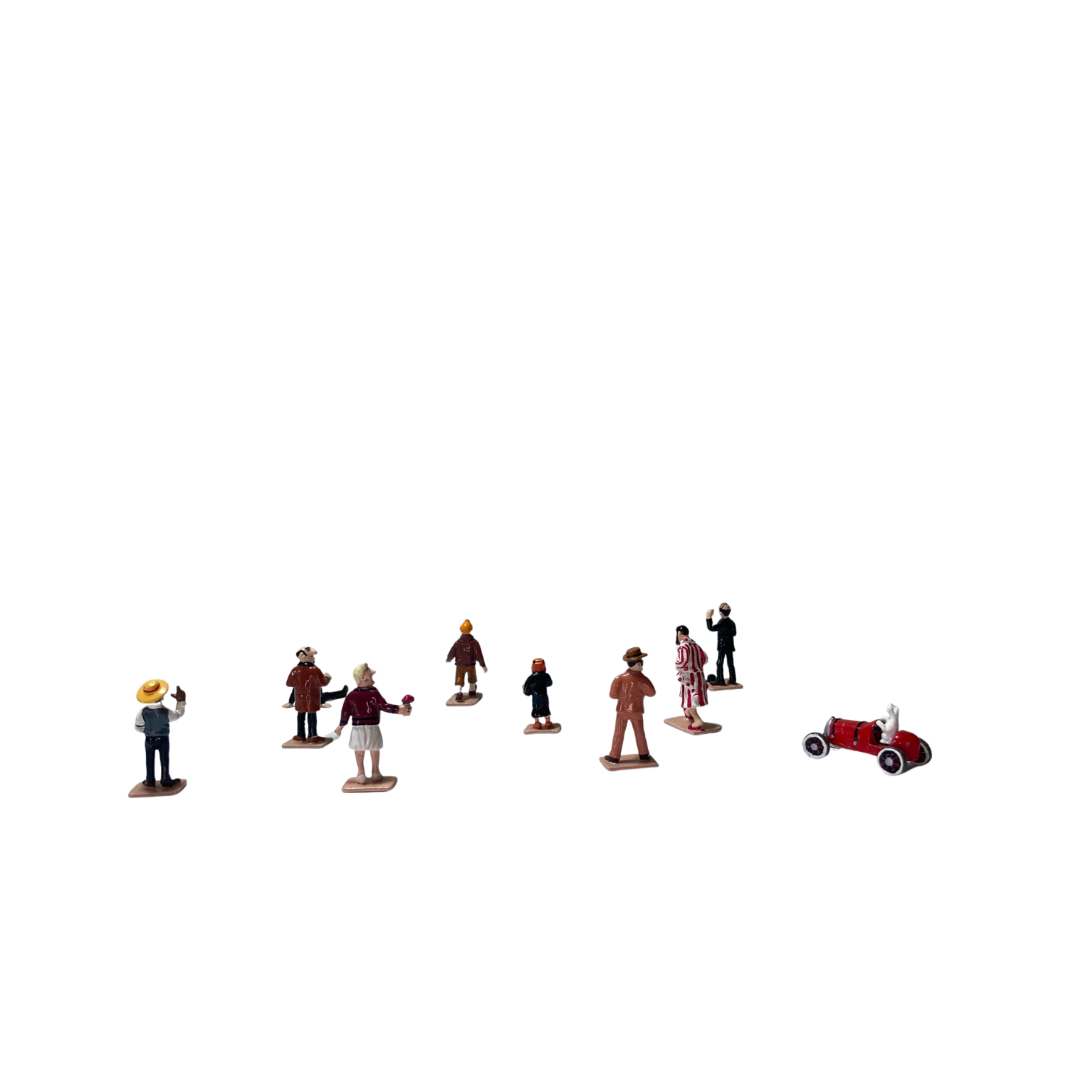 Mini-série double de 10 personnages classiques Espace714, figurines détaillées et colorées, vue de face sur fond blanc.