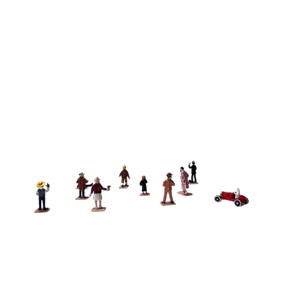 Mini-série double de 10 personnages classiques Espace714, figurines détaillées et colorées, vue de face sur fond blanc.