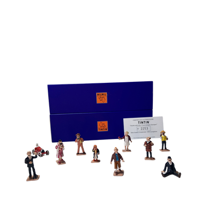Mini série double avec 10 personnages classiques Espace714, figurines colorées et détaillées sur fond blanc.