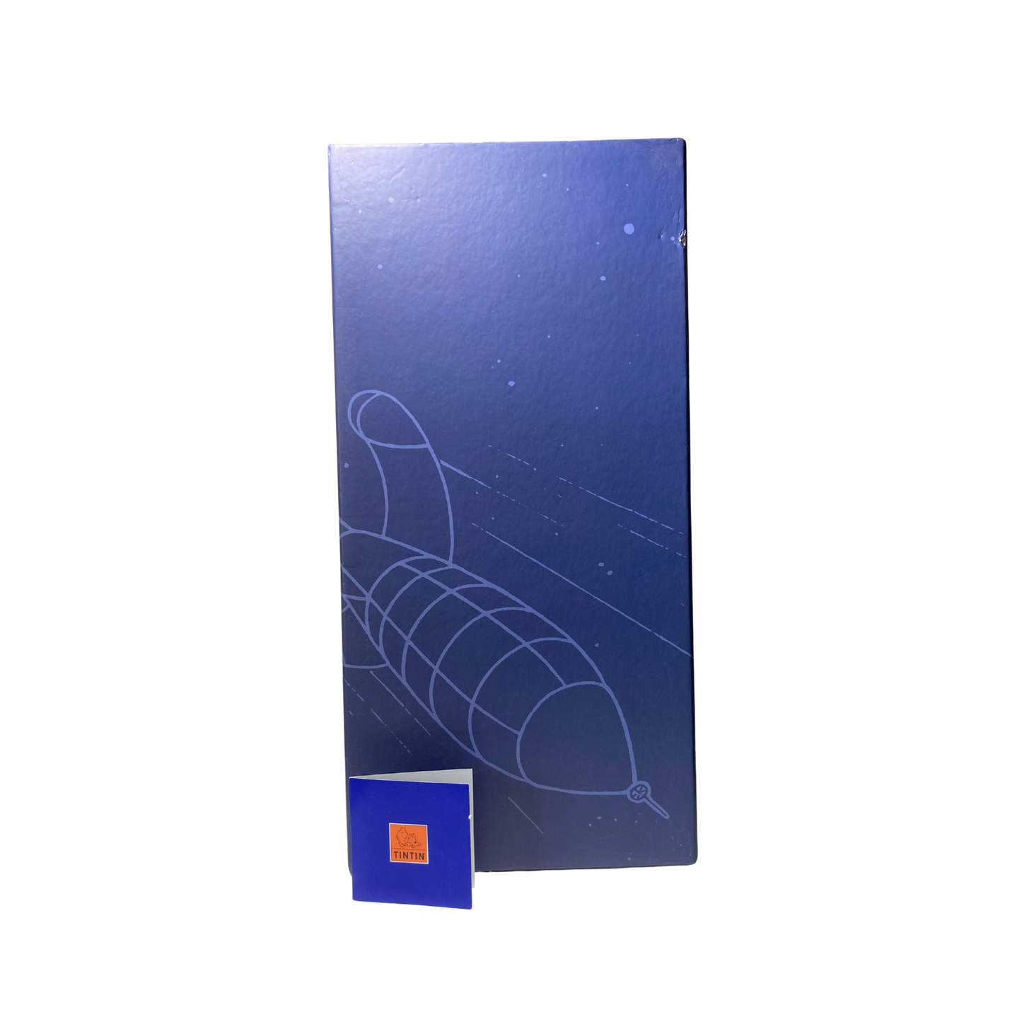 Fusée de 42 cm de la marque Espace714, vue de côté avec détails de la coque et des moteurs.