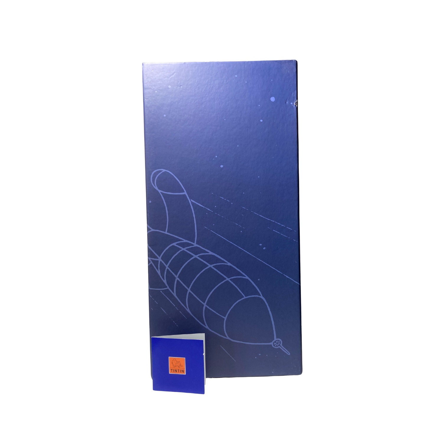 Fusée de 42 cm de la marque Espace714, vue de côté avec détails de la coque et des moteurs.
