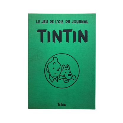 Jeu de l’oie Espace714 avec plateau coloré et pièces de jeu en bois sur fond blanc.
