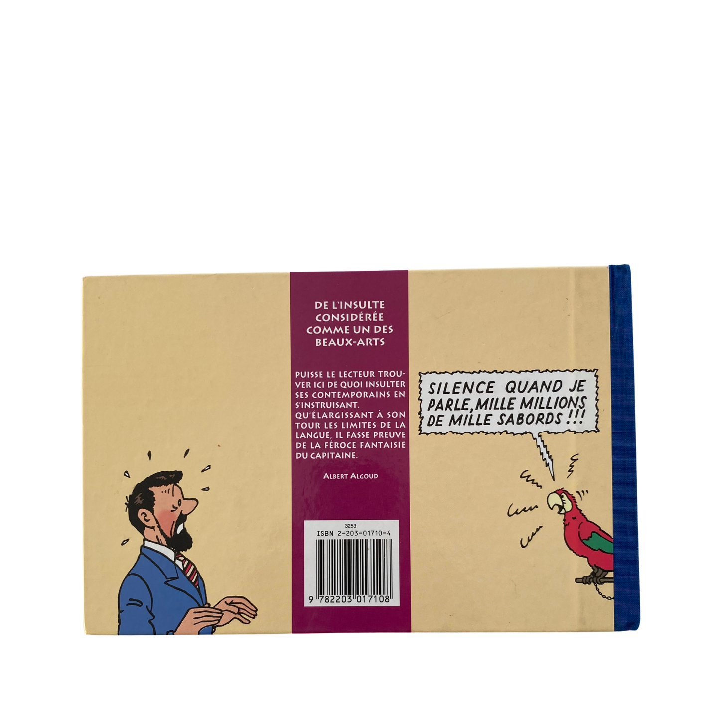 Illustration du Petit Haddock par Albert Algoud (1991), image colorée représentant le personnage dans un style artistique.