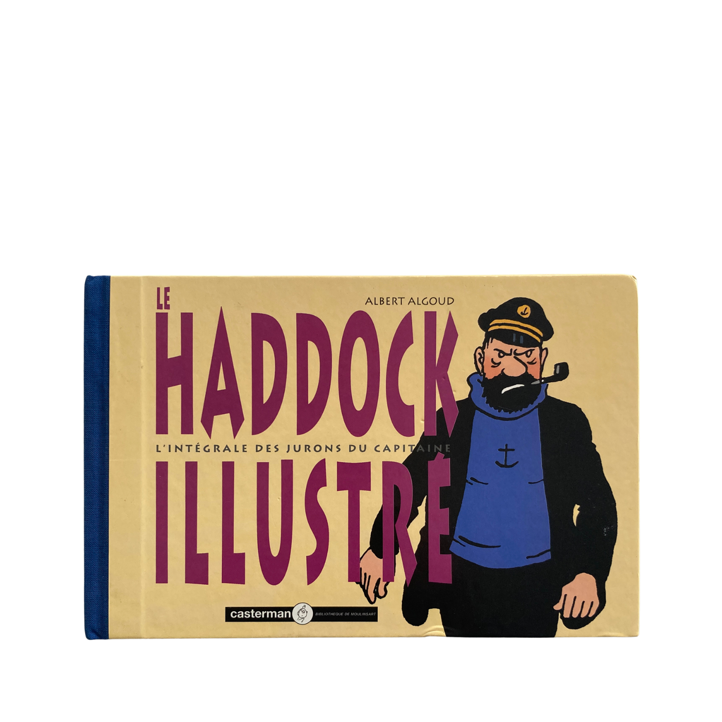 Illustration du Petit Haddock par Albert Algoud, édition de 1991, avec un dessin coloré d'un petit poisson.