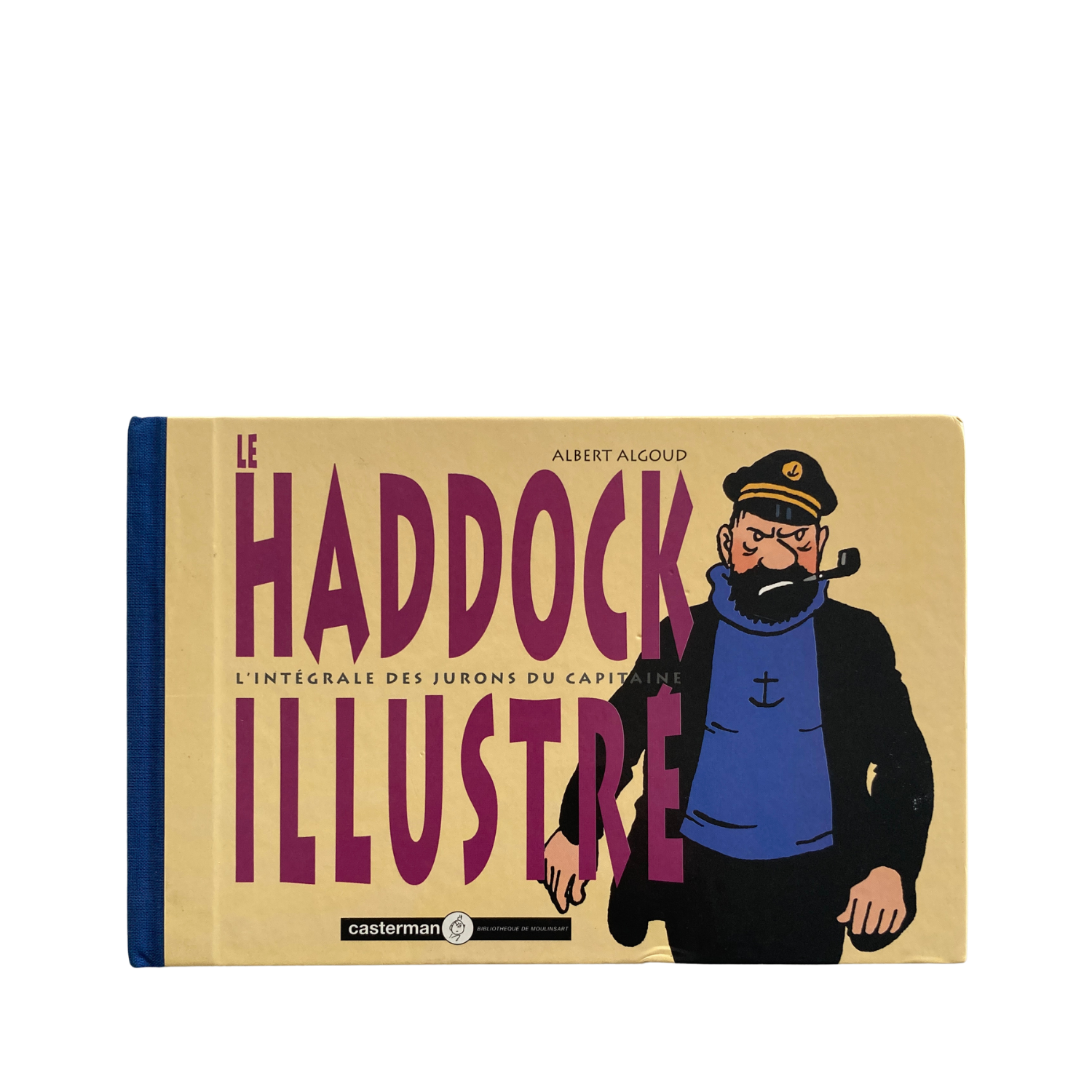 Illustration du Petit Haddock par Albert Algoud, édition de 1991, avec un dessin coloré d'un petit poisson.