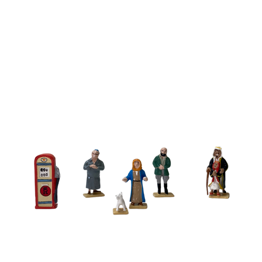 Mini série Au Pays de l’Or Noir d’Espace714, couverture illustrée avec personnages dans un paysage noir et or.