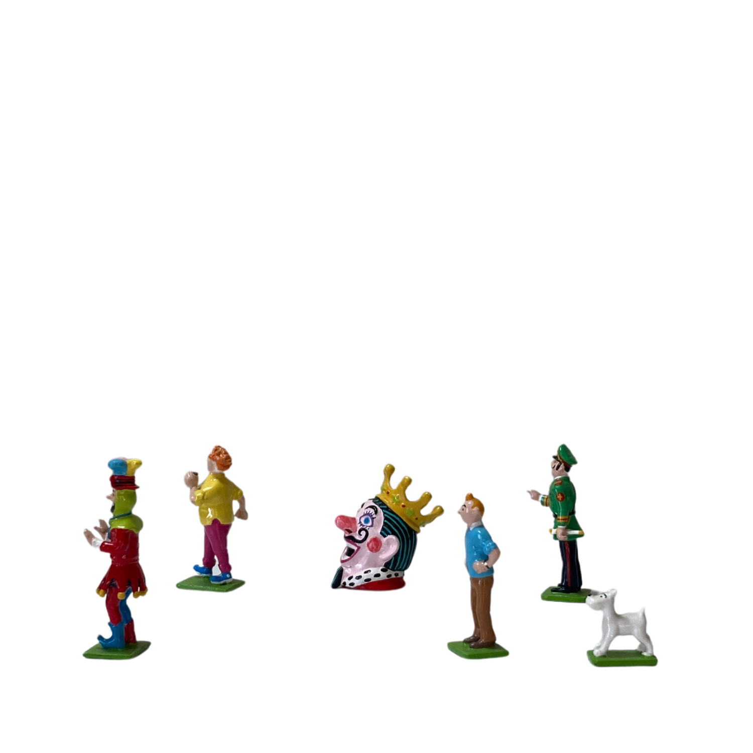 Mini série Tintin et les Picaros de Espace714, couverture illustrée avec personnages de la bande dessinée Tintin.