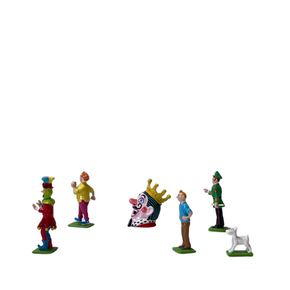 Mini série Tintin et les Picaros de Espace714, couverture illustrée avec personnages de la bande dessinée Tintin.