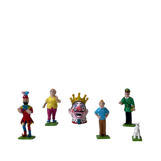 Mini série Tintin et les Picaros par Espace714, illustration de Tintin avec les Picaros dans un style coloré et détaillé.