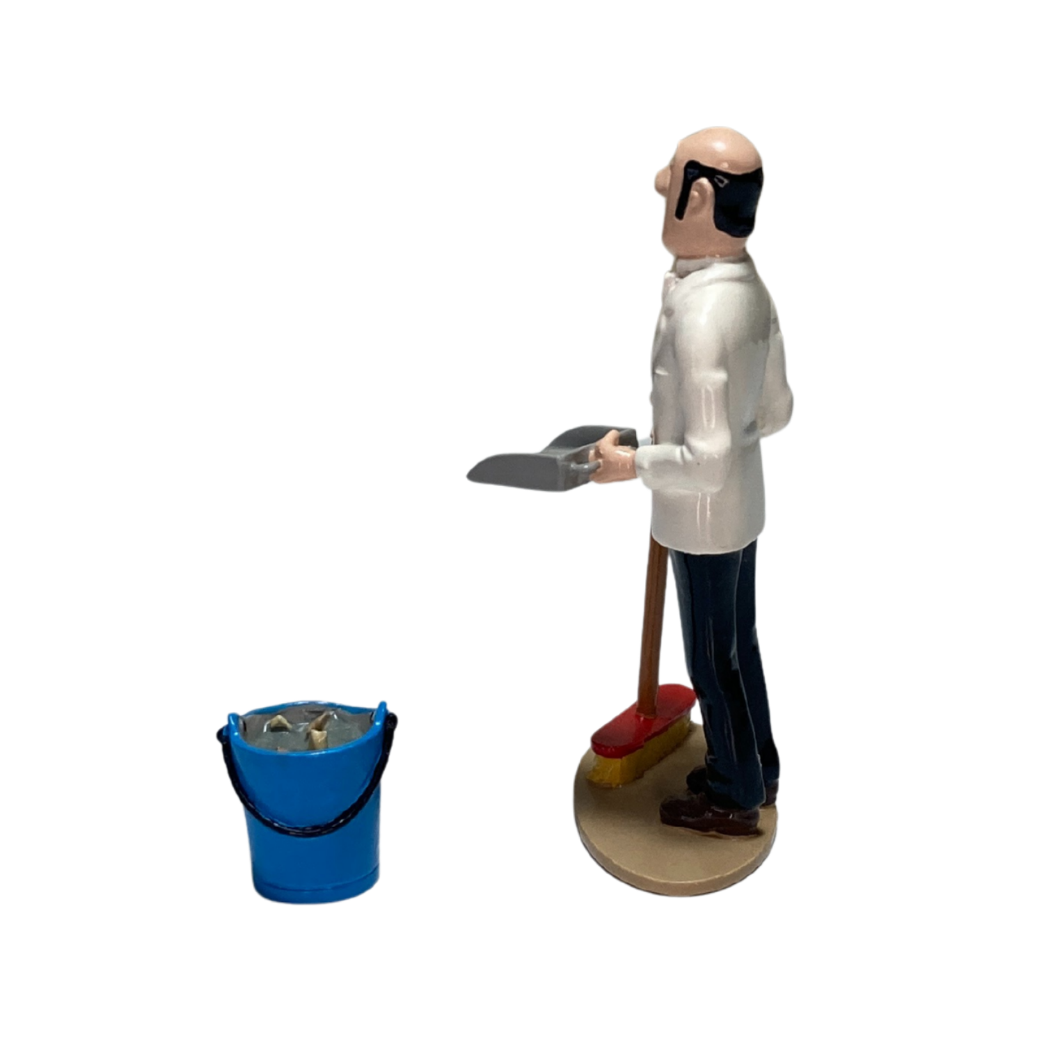 Balai Nestor de la marque Espace714 avec manche en bois et brosse en fibres naturelles pour le nettoyage domestique