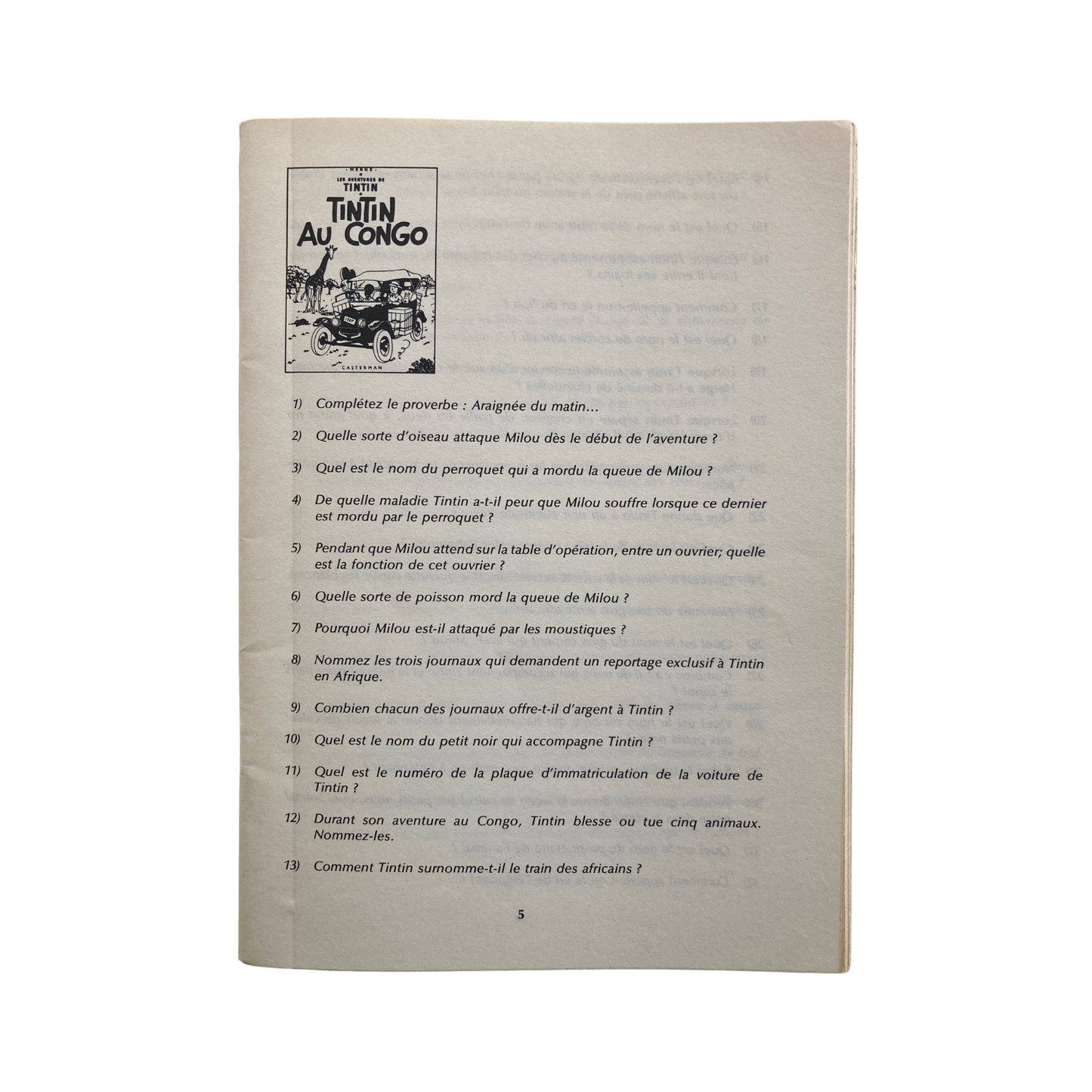 Livre "Êtes-vous Tintinologue" d'Espace714 avec couverture illustrée et titre visible, destiné aux fans de Tintin et de la bande dessinée.