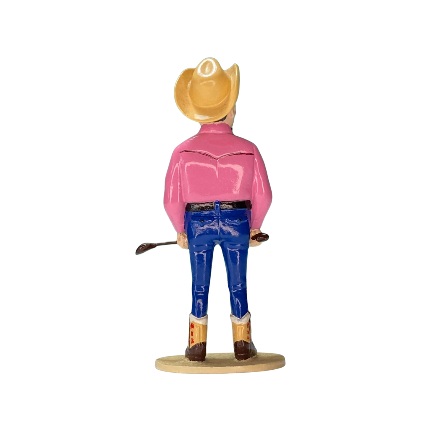 Figure de Rastapopoulos, personnage de la série Espace714, avec détails colorés et expression expressive visible sur l'image.