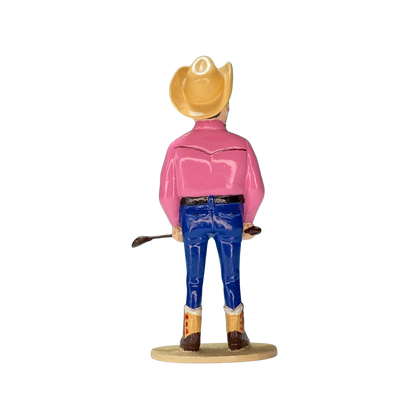 Figure de Rastapopoulos, personnage de la série Espace714, avec détails colorés et expression expressive visible sur l'image.