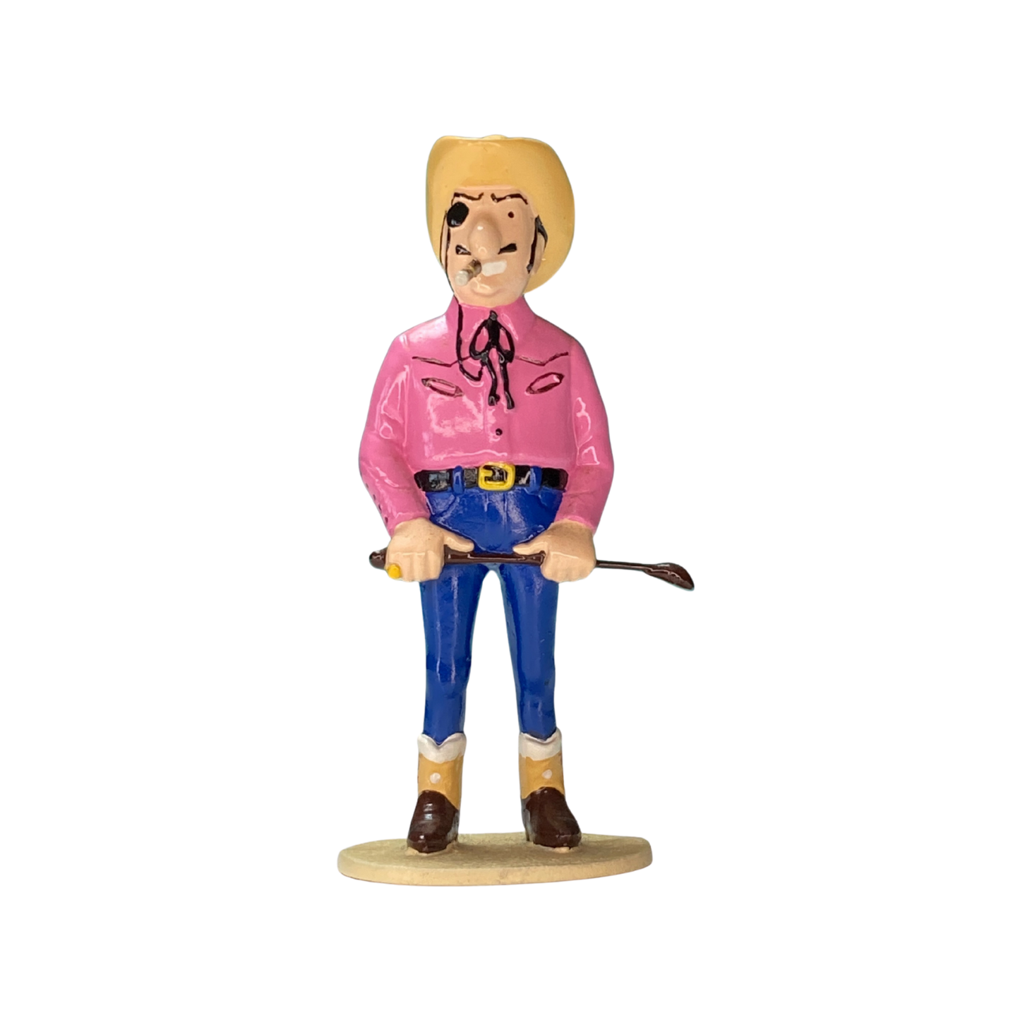 Figure de Rastapopoulos de la collection Espace714, personnage détaillé avec costume et accessoires visibles.