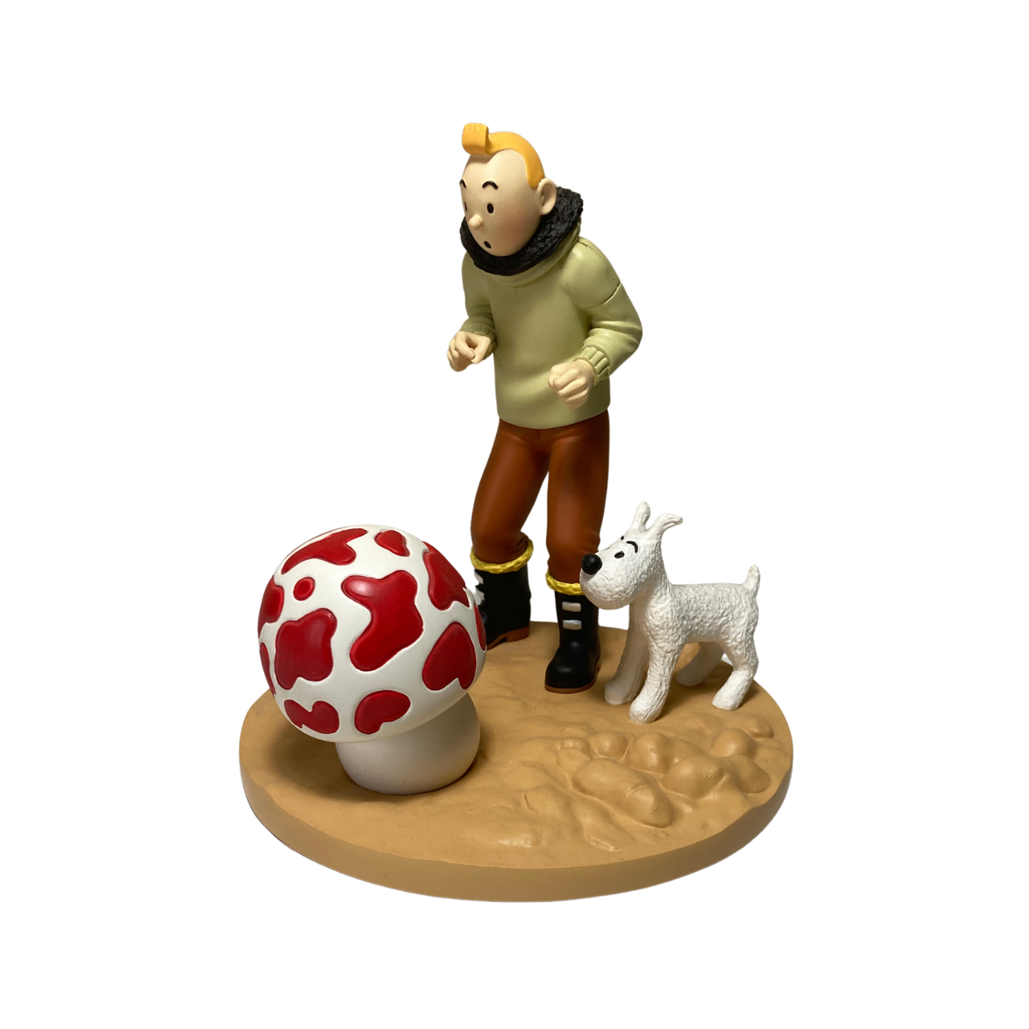 Page de couverture du livre Tintin L'Étoile mystérieuse d'Espace714 avec illustration de Tintin et l'étoile mystérieuse