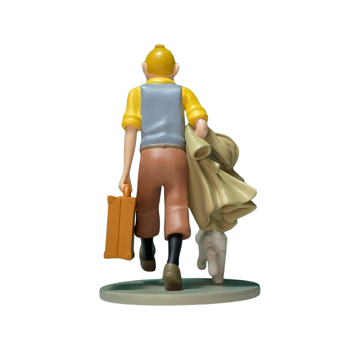 Image de Tintin et Milou en route, illustration de bande dessinée de la série Tintin par Espace714.