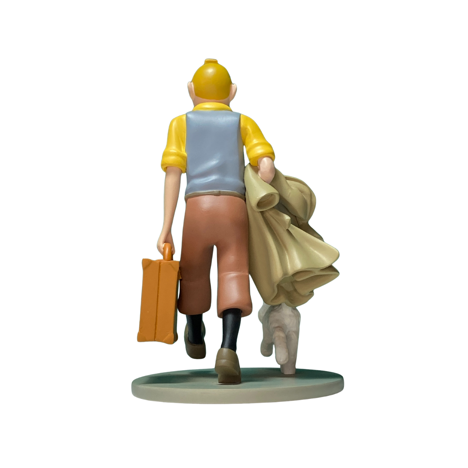 Image de Tintin et Milou en route, illustration de bande dessinée de la série Tintin par Espace714.