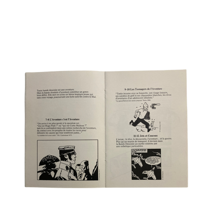 Page de couverture du livre Tintin – Une histoire de la BD 1880-1980, illustrée par Espace714, avec bande dessinée Tintin.