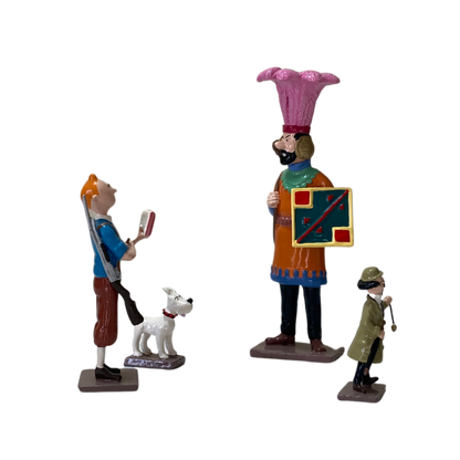 Page de couverture du livre Tintin demande le permis de chasse par Espace714, illustrée avec Tintin et un permis de chasse.