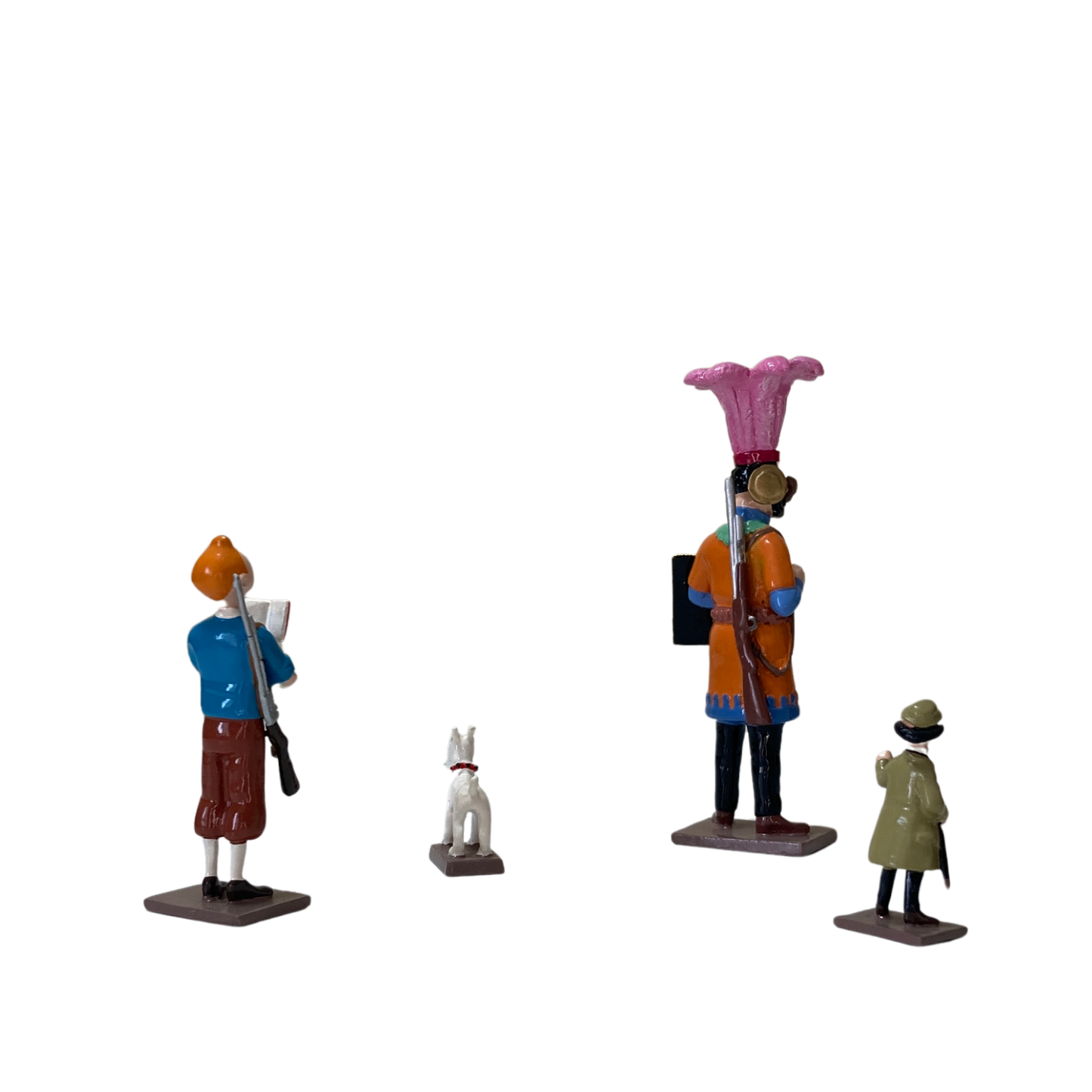 Image de Tintin demandant le permis de chasse, illustration de BD de Tintin, publié par Espace714.