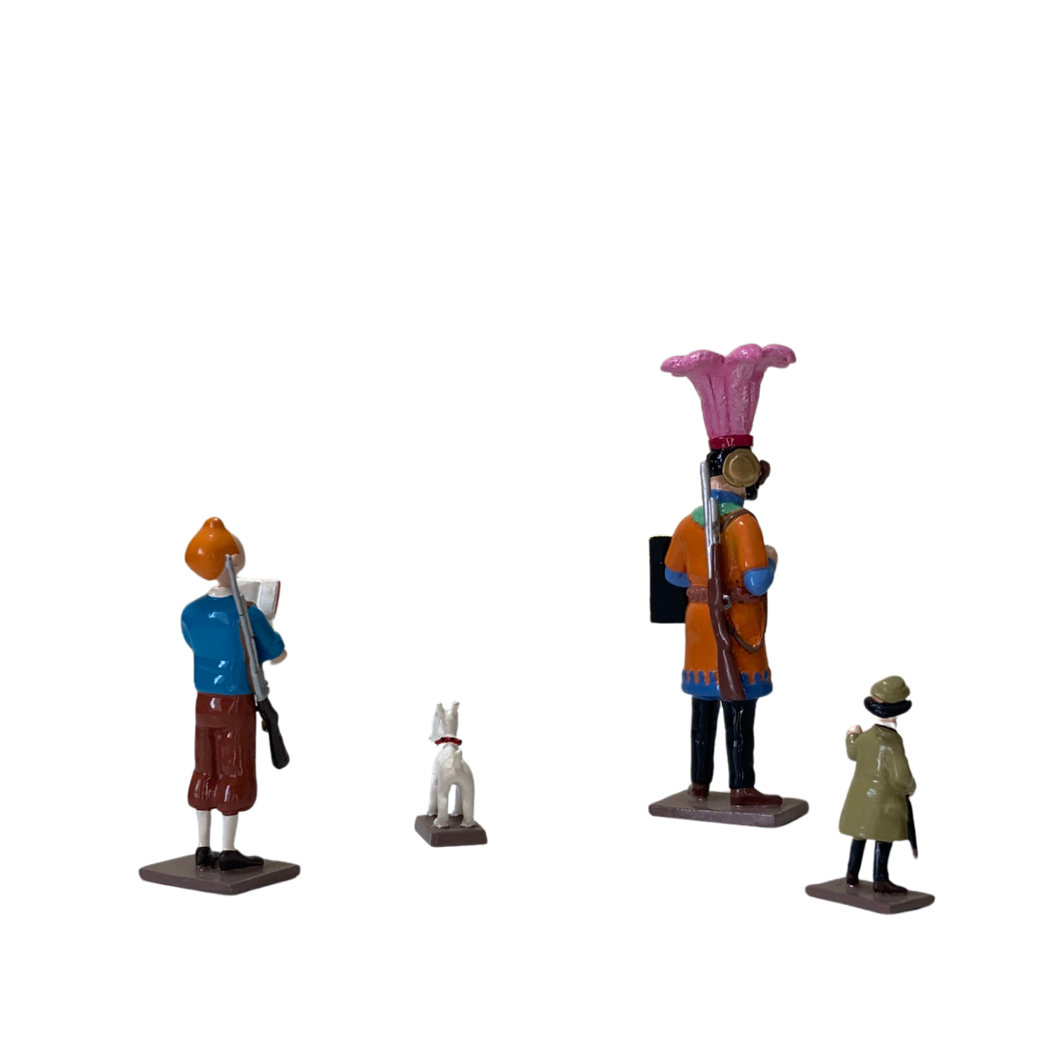 Image de Tintin demandant le permis de chasse, illustration de BD de Tintin, publié par Espace714.