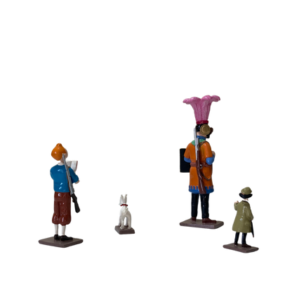 Image de Tintin demandant le permis de chasse, illustration de BD de Tintin, publié par Espace714.