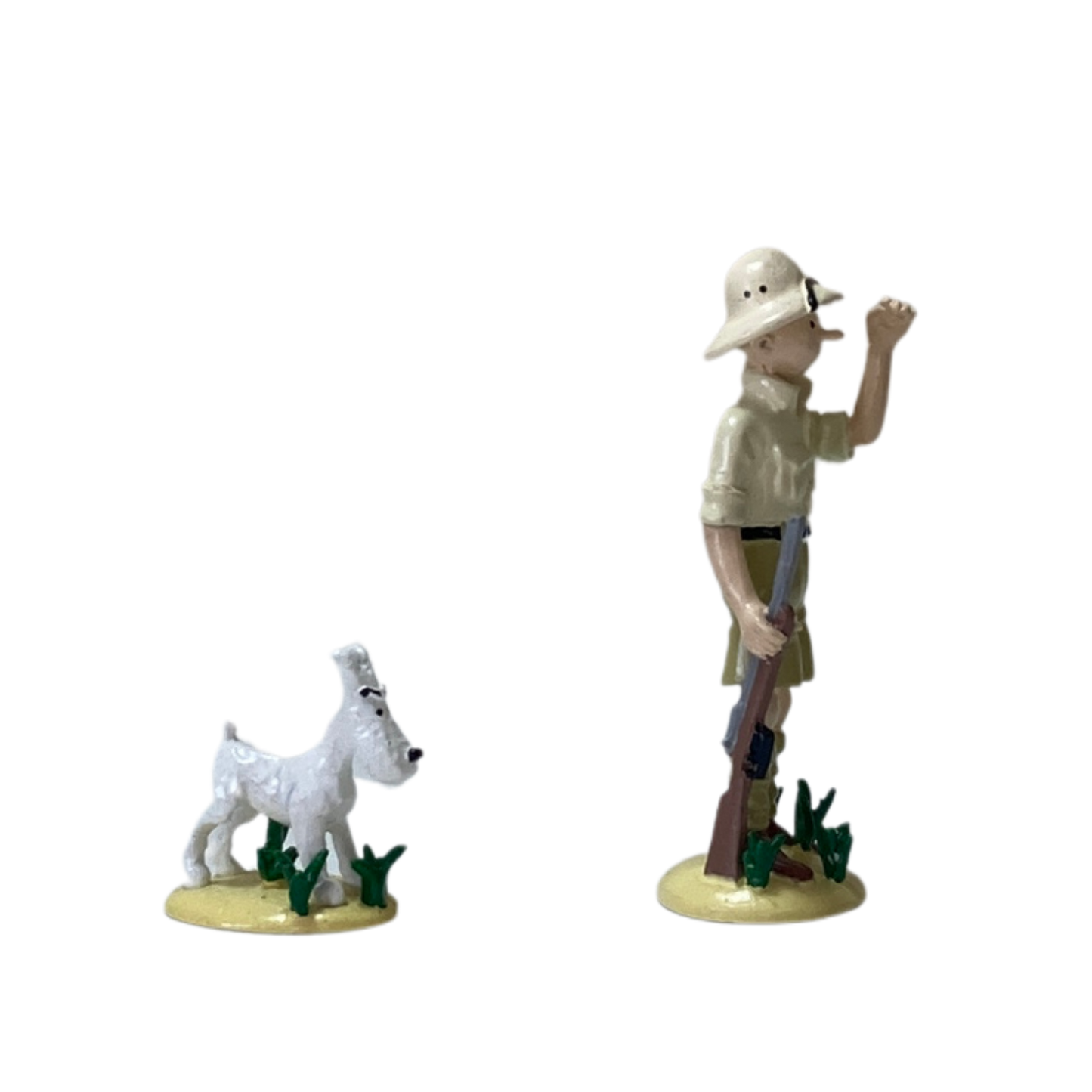 Illustration de Tintin et Milou dans la jungle du Congo, tirée du livre Tintin et Milou au Congo, par Espace714.