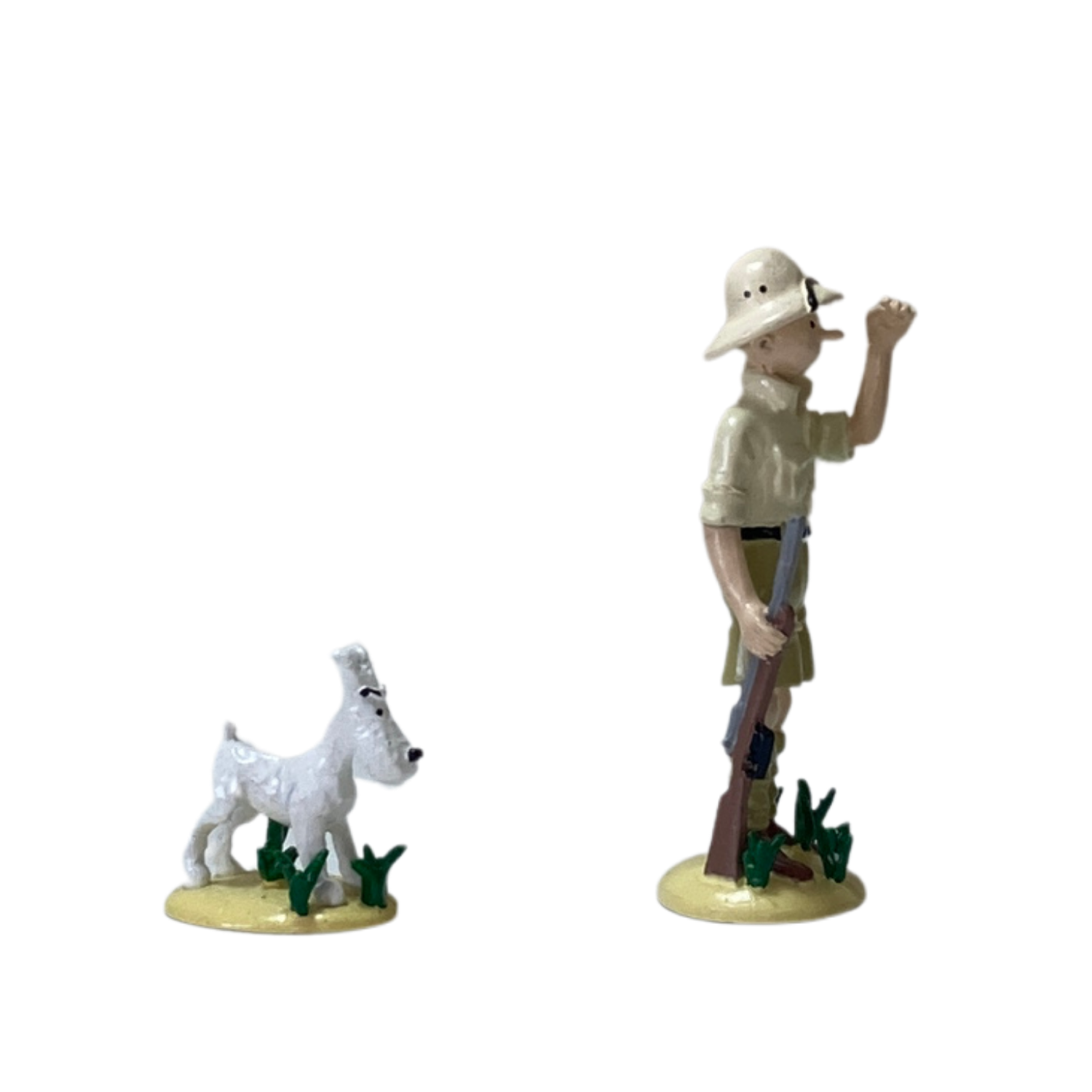 Illustration de Tintin et Milou dans la jungle du Congo, tirée du livre Tintin et Milou au Congo, par Espace714.