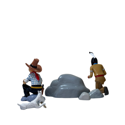 Page de couverture de Tintin et Milou en Amérique avec l’indien, bande dessinée classique d’Espace714.