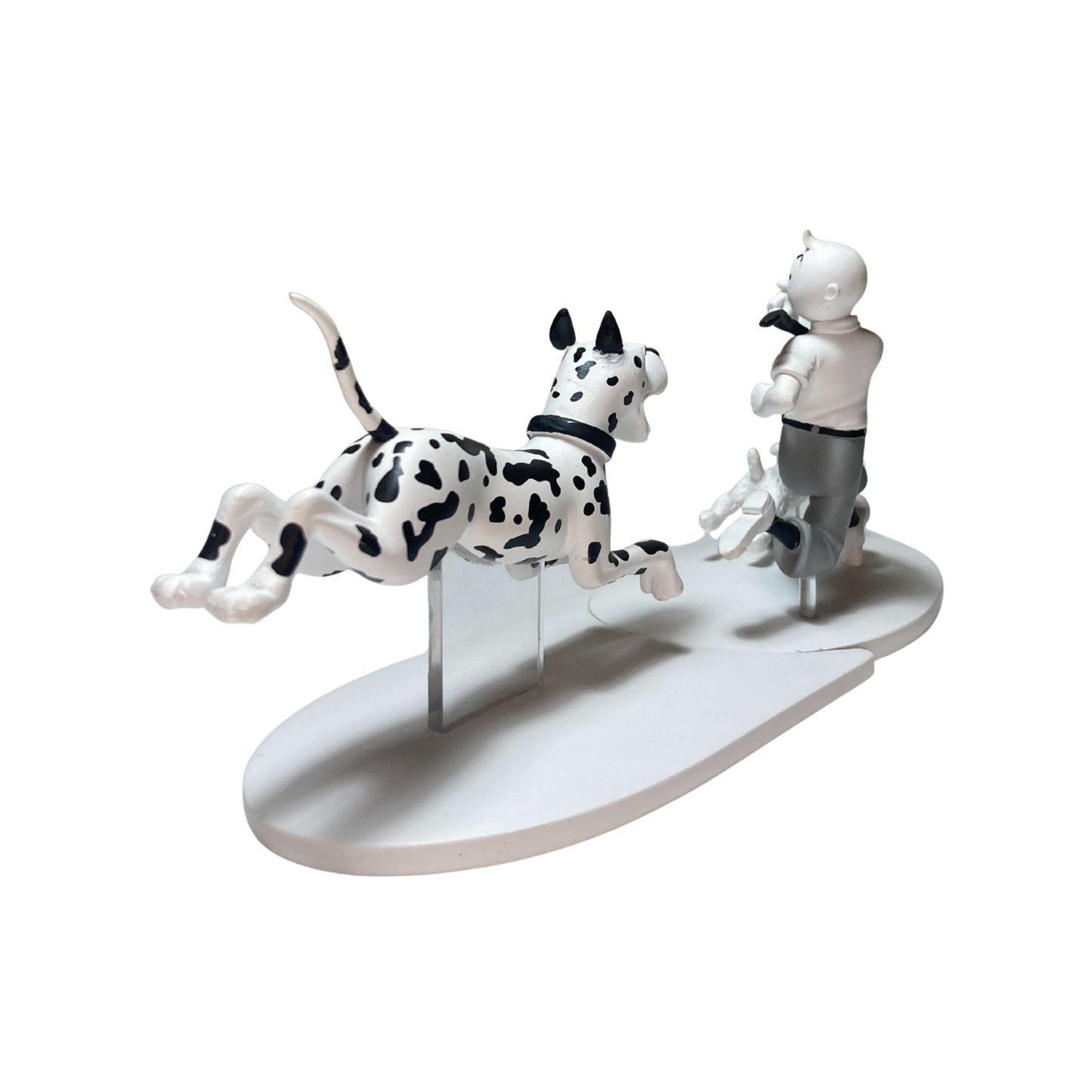 Image de Tintin en fuite et Milou en Angleterre, illustrations colorées de la série Tintin par Espace714.