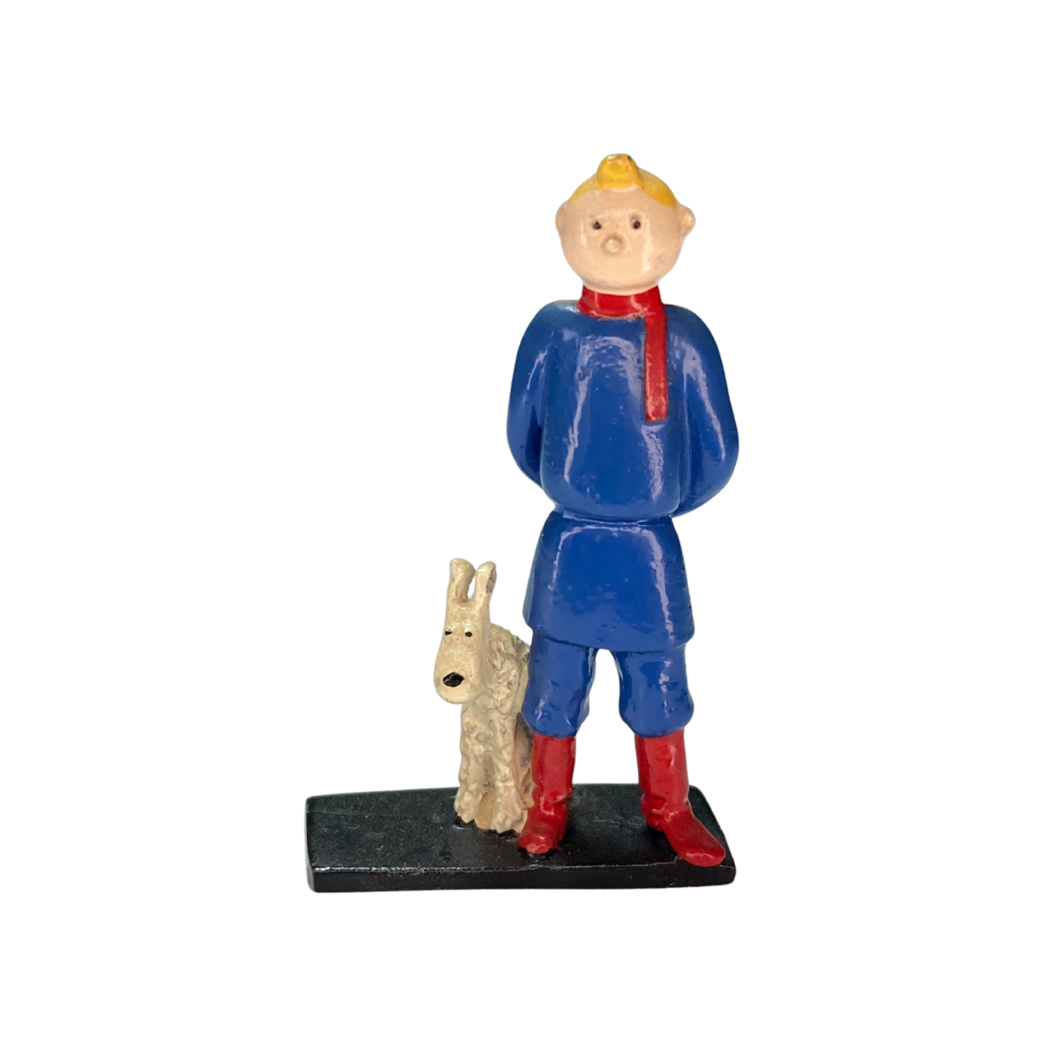 Figurine Pixi Tintin et Milou au pays des Soviets, personnage de la bande dessinée, en style miniature coloré.