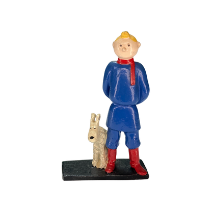 Figurine Pixi Tintin et Milou au pays des Soviets, personnage de la bande dessinée, en style miniature coloré.